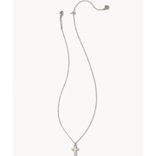 Opal Cross Pendant Necklace