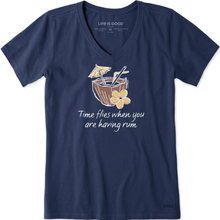 Time Flies When You Have Rum V-Neck T-Shirt