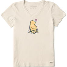 Winnie & Butterfly V-Neck T-Shirt