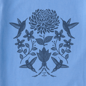 Hummingbirds Mirror Sleep V-Neck T-Shirt