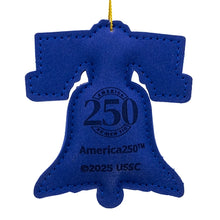 Bedazzled Liberty Bell Ornament