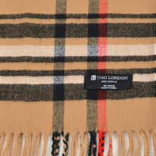 Plaid Cashmere-Feel Scarf