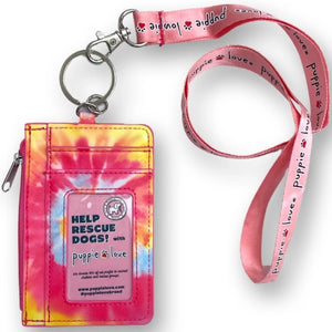 Aerial Tie Dye Zip ID Lanyard