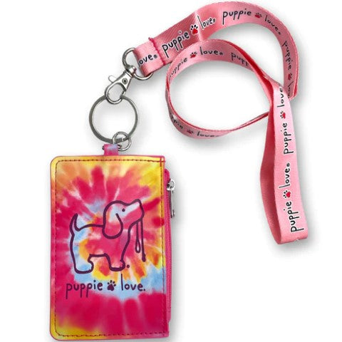 Aerial Tie Dye Zip ID Lanyard