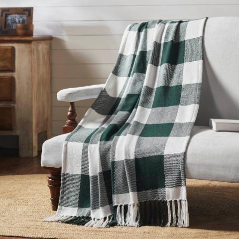 Annie Buffalo Check Woven Throw