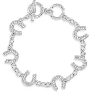 Lucky Horseshoe Link Bracelet