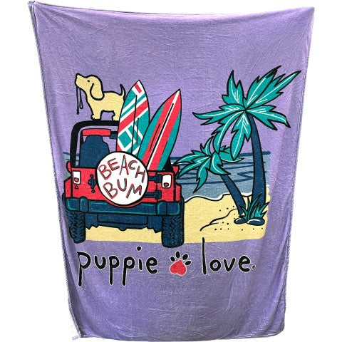 Beach Bum Pup Blanket
