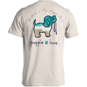 Beach is My Happy Place Pup T-Shirt