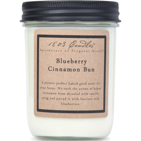 Blueberry Cinnamon Bun Jar Candle
