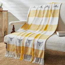 Buzzy Bees Woven Throw