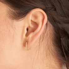 Glam Oval Hoop Earrings