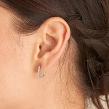 Glam Oval Hoop Earrings
