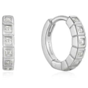 Glam Huggie Hoop Earrings