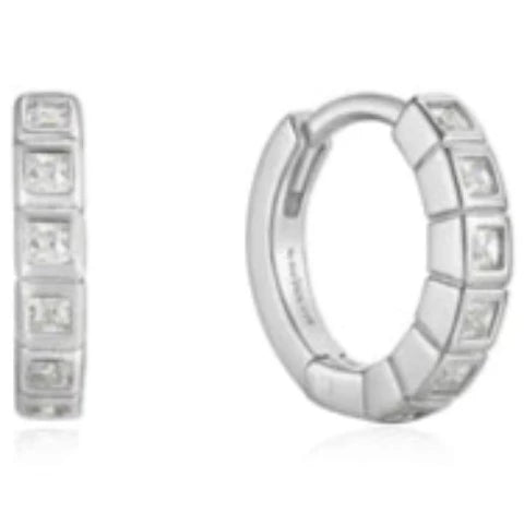 Glam Huggie Hoop Earrings