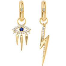 Star Huggie Hoop Earrings