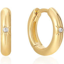Star Huggie Hoop Earrings