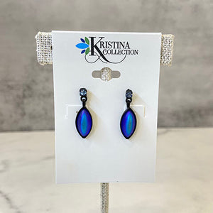 Single Stone with CZ Earrings