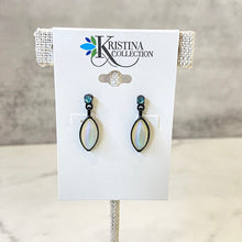 Single Stone with CZ Earrings