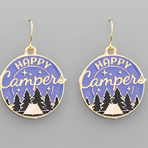 Happy Campers Mountain Earrings