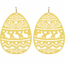 Pattern Egg Earrings