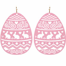 Pattern Egg Earrings