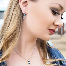 River Lights Heart Hoop Earrings