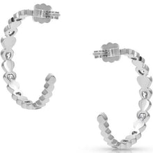 River Lights Heart Hoop Earrings
