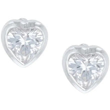 Tiny Heart Crystal Earrings