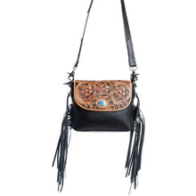 Ebony Delight Hand-Tooled Bag