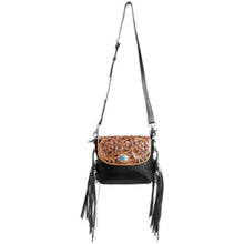 Ebony Delight Hand-Tooled Bag