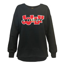 Jolly Chenille Patch Boxy Fleece Crewneck