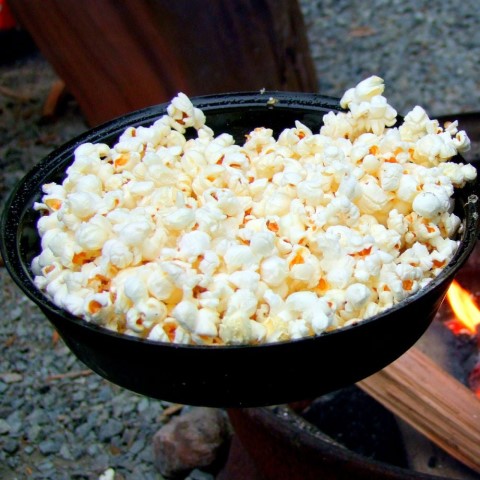 Fireplace Popcorn Popper