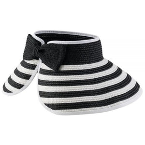 Roll-Up Striped Sun Visor