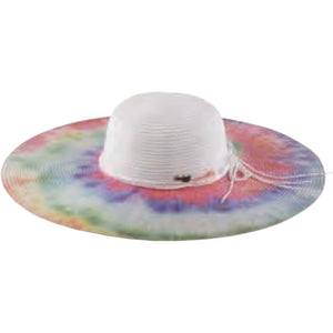 Tie Dye Floppy Sun Hat