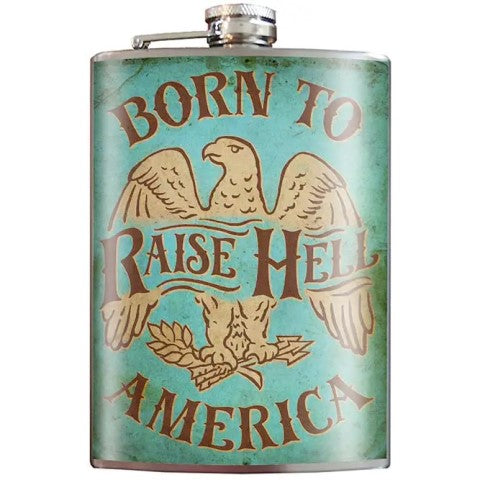 Born to Raise Hell Flask