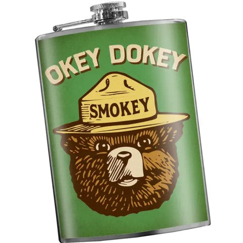 Okey Dokey Smokey Flask
