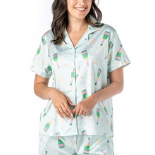 Best Brunch Satin Collared Lounge Top