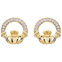 Claddagh Stud Earrings