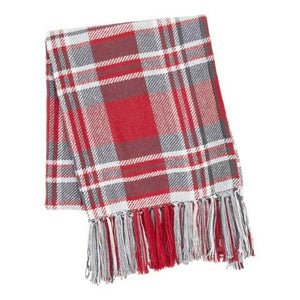 Gregor Plaid Woven Throw