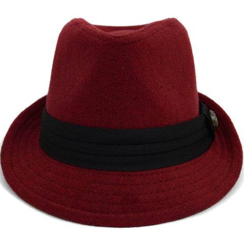 Trilby Fedora Button Band Hat