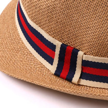 Fedora Striped Band Hat