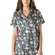 Petal To The Metal Satin Collared Lounge Top