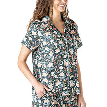 Petal To The Metal Satin Collared Lounge Top