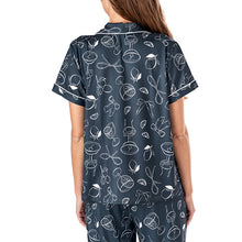 Sunset Spritz Collared Lounge Top