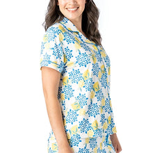 Sleepless In Santorini Collared Lounge Top