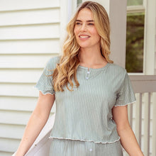 Under Covers Ribbed Pajama Top