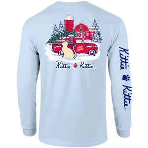 Home for the Holidays Kittie Long Sleeve T-Shirt