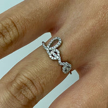 Love Script Pave Ring
