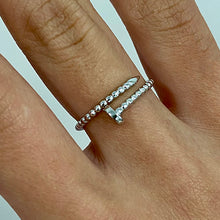 Nail Open Bubble Band Ring
