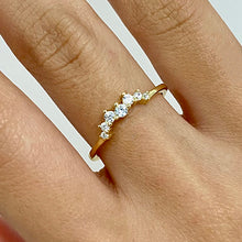 Cubic Zirconia Mini Tiara Ring